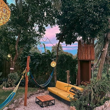 El Buho Bacalar Eco-Cabanas Hostal Экстерьер фото