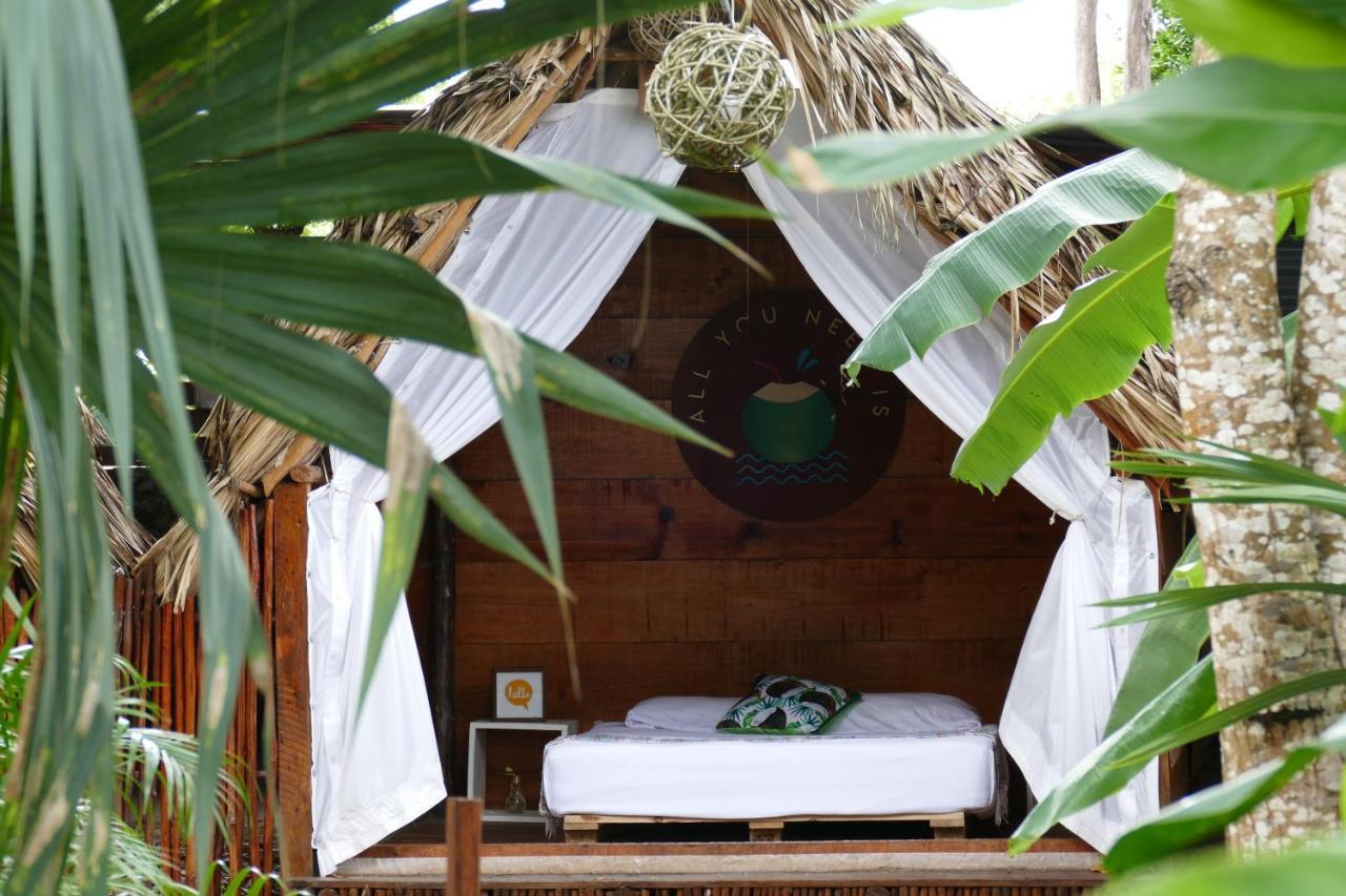 El Buho Bacalar Eco-Cabanas Hostal Экстерьер фото