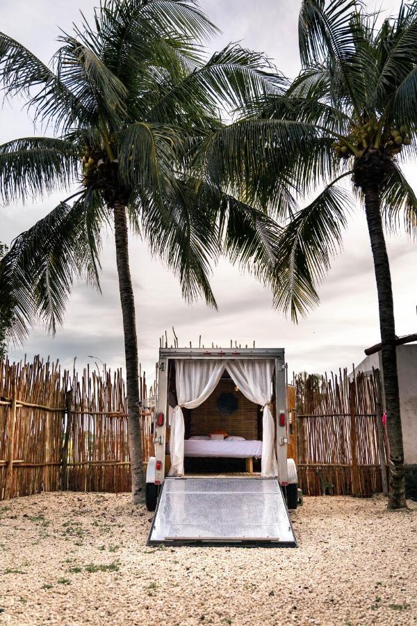 El Buho Bacalar Eco-Cabanas Hostal Экстерьер фото