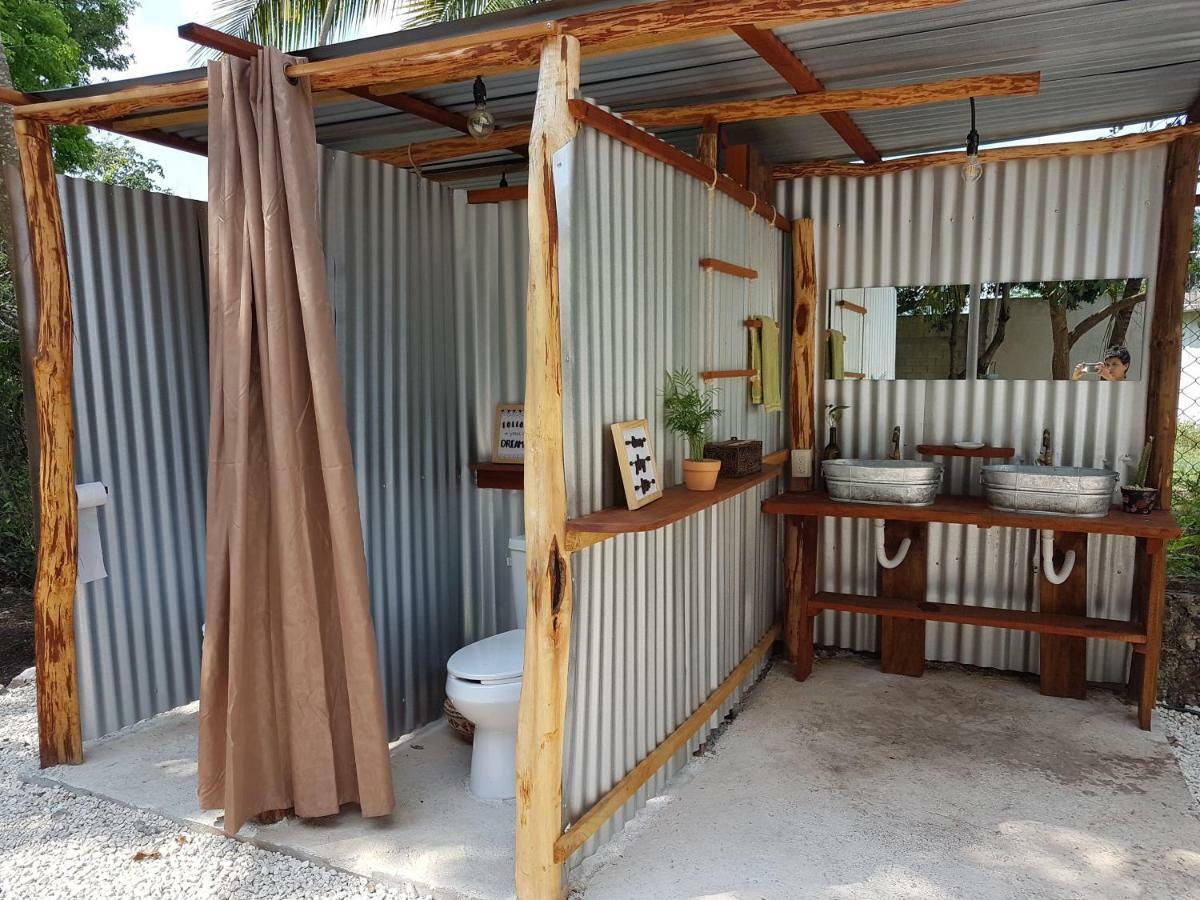 El Buho Bacalar Eco-Cabanas Hostal Экстерьер фото