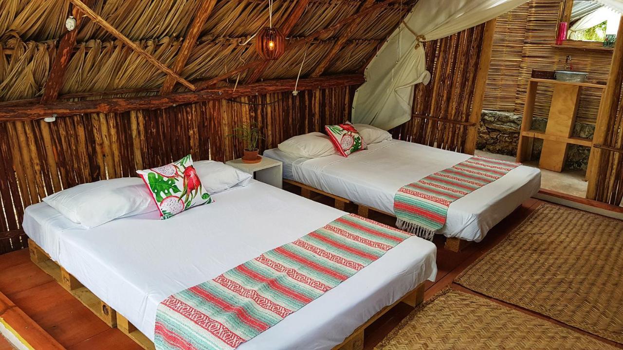 El Buho Bacalar Eco-Cabanas Hostal Экстерьер фото